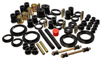 Energy Suspension 85-93 Ford Mustang Black Hyper-flex Master Bushing Set - Mammoth Racing -
