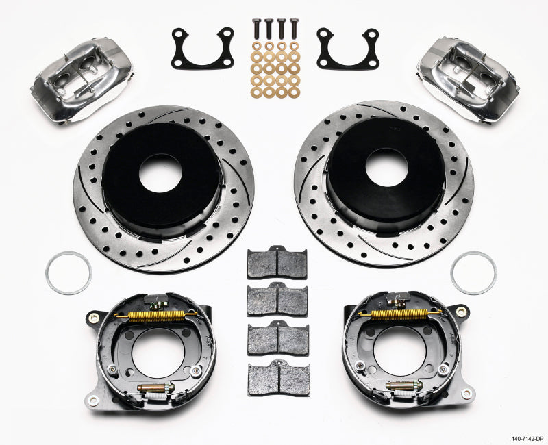 Wilwood Forged Dynalite P/S P-B Kit Drilled Polished Big Ford 2.36in Offset Currie Blank - My Store