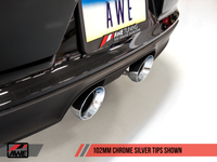 AWE Tuning Porsche 911 (991.2) Carrera / S SwitchPath Exhaust for PSE Cars - Chrome Silver Tips - Mammoth Racing -