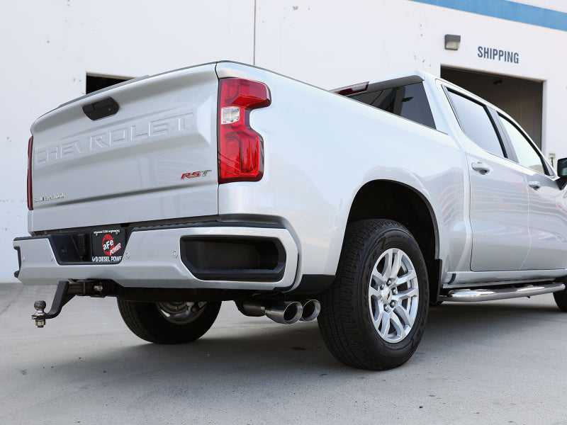 aFe Rebel XD Series 3in 304SS DPF-Back 20-21 GM Trucks L6-3.0L (td) LM2 - Dual Polished Tip - Mammoth Racing -