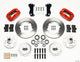 Wilwood Forged Dynalite Front Kit 11.00in Red Heidts Tri -5 2 inch Drop Spindle - Mammoth Racing -