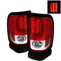 Spyder Dodge Ram 1500 94-01/Ram 2500/3500 94-02 LED Tail Lights Red Clear ALT-YD-DRAM94-LED-RC - Mammoth Racing -