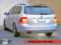 AWE Tuning Mk5 Jetta Mk6 Sportwagen 2.5L Touring Edition Exhaust - Diamond Black Tips - My Store