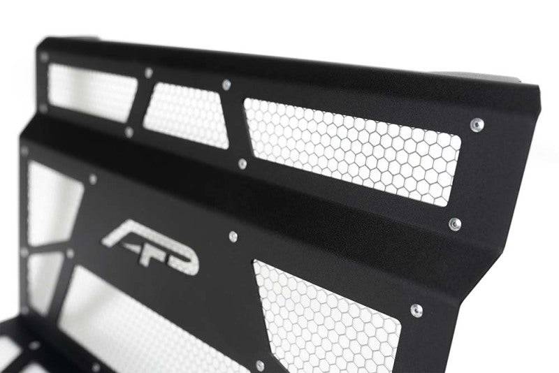Agency Power 14-18 Polaris RZR XP 1000/XP Turbo Vented Engine Cover - Matte Black/Raw Alum. Mesh - My Store