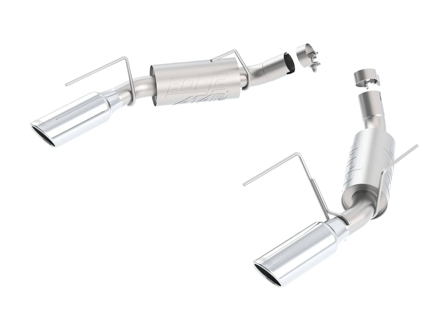 Borla 05-09 Mustang GT/Bullitt 4.6L 8cyl Aggressive ATAK Exhaust (rear section only) - Mammoth Racing -