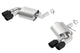 Borla 16-18 Chevy Camaro V8 SS AT/MT ATAK Rear Section Exhaust w/o Dual Mode Valves Ceramic Black - Mammoth Racing -