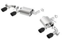 Borla 2016-2018 Chevrolet Camaro SS AT/MT RWD Ceramic Black S-Type Exhaust (w/ Dual Mode Valves) - Mammoth Racing -