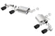 Borla 2016-2018 Chevrolet Camaro SS AT/MT RWD Ceramic Black S-Type Exhaust (w/ Dual Mode Valves) - Mammoth Racing -