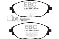 EBC 2015+ Volkswagen GTI/Golf R (Mk7) Bluestuff Front Brake Pads - My Store