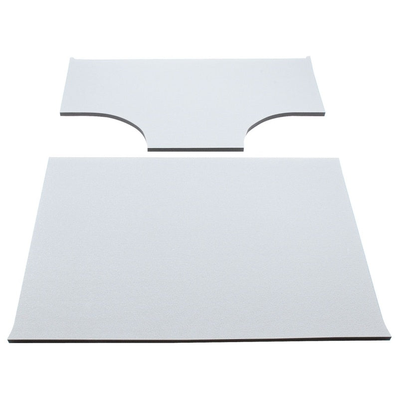 DEI 03-06 Jeep Wrangler TJ w/Speaker Pods Headliner 2-pc - White - Mammoth Racing -