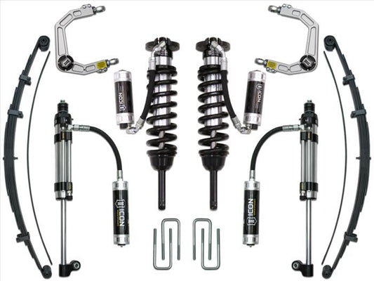 Icon 05-15 Toyota Tacoma 0-3.5in/16-17 Toyota Tacoma 0-2.75in Stg 10 Suspension System w/Billet Uca - Mammoth Racing -
