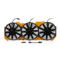 Mishimoto 89-01 Jeep Cherokee XJ 4.0L Performance Aluminum Fan Shroud w/ Controller - Gold - Mammoth Racing -