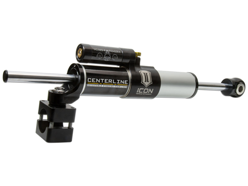 Icon 07-18 Jeep Wrangler JK Adj Thru Shaft Steering Stabilizer Kit - Mammoth Racing -