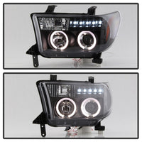 Spyder Toyota Tundra 07-133 Projector Headlights LED Halo LED Blk PRO-YD-TTU07-HL-BK - Mammoth Racing -