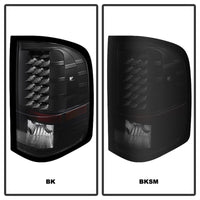Xtune Chevy Silverado 07-13 LED Tail Lights Black Smoke ALT-JH-CS07-LED-BKSM - Mammoth Racing -