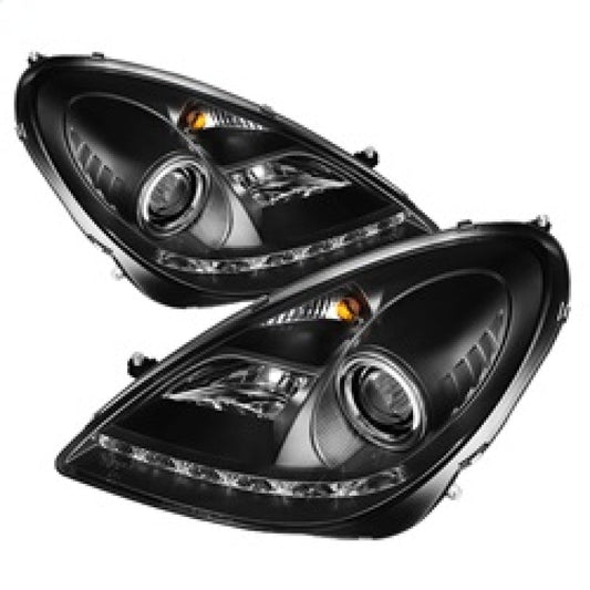 Spyder Mercedes Benz SLK 05-10 Projector Xenon/HID Model- DRL Blk PRO-YD-MBSLK05-HID-DRL-BK - Mammoth Racing -