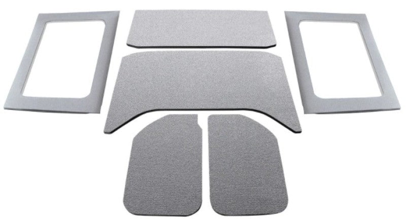 DEI 07-18 Jeep Wrangler JK 4-Door Headliner Complete Kit - Gray - Mammoth Racing -