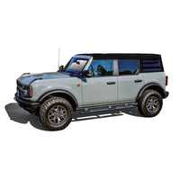 Westin 21-22 Ford Bronco (4-Door) PRO TRAXX 4 Oval Nerf Step Bars - Textured Black - Mammoth Racing -