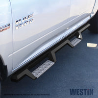 Westin 09-18 RAM 1500 Crew Cab HDX Stainless Drop Nerf Step Bars - Tex. Blk - Mammoth Racing -