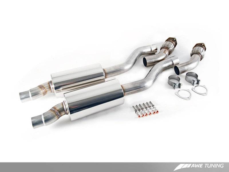 AWE Tuning Audi B8 / C7 3.0T Resonated Downpipes for S4 / S5 / A6 / A7 - My Store