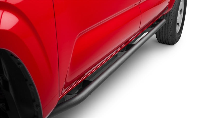 N-Fab Trail Slider Steps 16-20 Toyota Tacoma Crew Cab All Beds - SRW - Textured Black - Mammoth Racing -