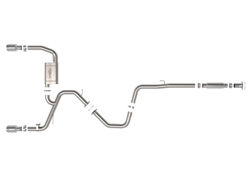 aFe Takeda 22-23 Hyundai Elantra N L4-2.0L (t) 3in 304 SS Cat-Back Exhaust w/ Polished Tips - Mammoth Racing -