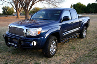 N-Fab Nerf Step 05-15 Toyota Tacoma Access Cab 6ft Bed - Gloss Black - W2W - SRW - 2in - Mammoth Racing -