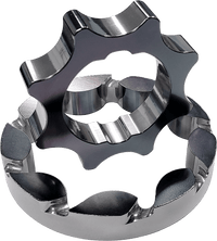 Boundary 2011+ Ford Coyote Mustang/GT350 Billet Black Oil Pump Gear - Vane Ported MartenWear Treated - Mammoth Racing -