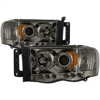 Spyder Dodge Ram 1500 02-05/Ram 2500 03-05 Projector Headlights LED Halo LED Smke PRO-YD-DR02-HL-SMC - Mammoth Racing -