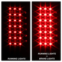 Xtune Hummer H3 06-09 ( Non H3T ) LED Tail Lights Black ALT-ON-HH306-LED-BK - Mammoth Racing -