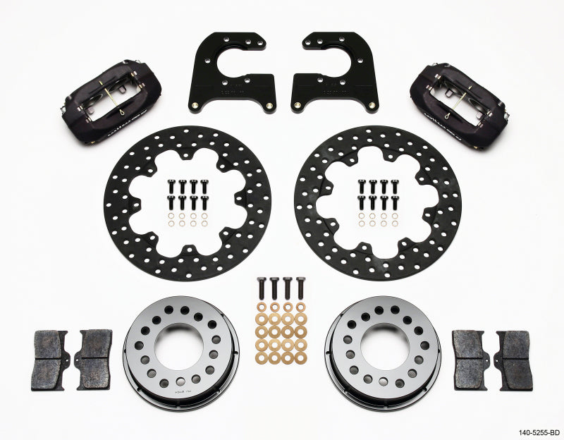 Wilwood Forged Dynalite Rear Drag Kit Drilled Rotor Mopar/Dana 2.36in Off w/Snap Ring Brng - My Store