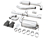 AWE 2022 VW GTI MK8 Touring Edition Exhaust - Diamond Black Tips - My Store