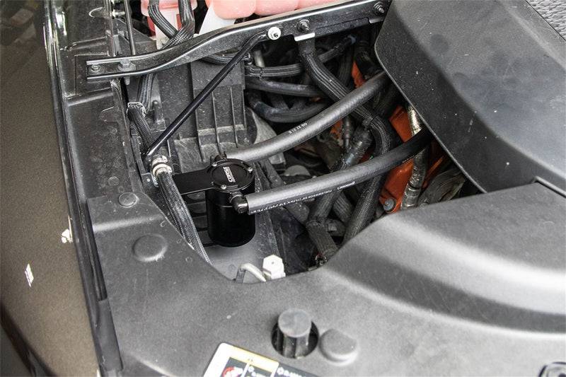 Corsa 21-22 Dodge Ram TRX Crew Cab Aluminum Oil Catch Can w/Mounting Bracket - Mammoth Racing -