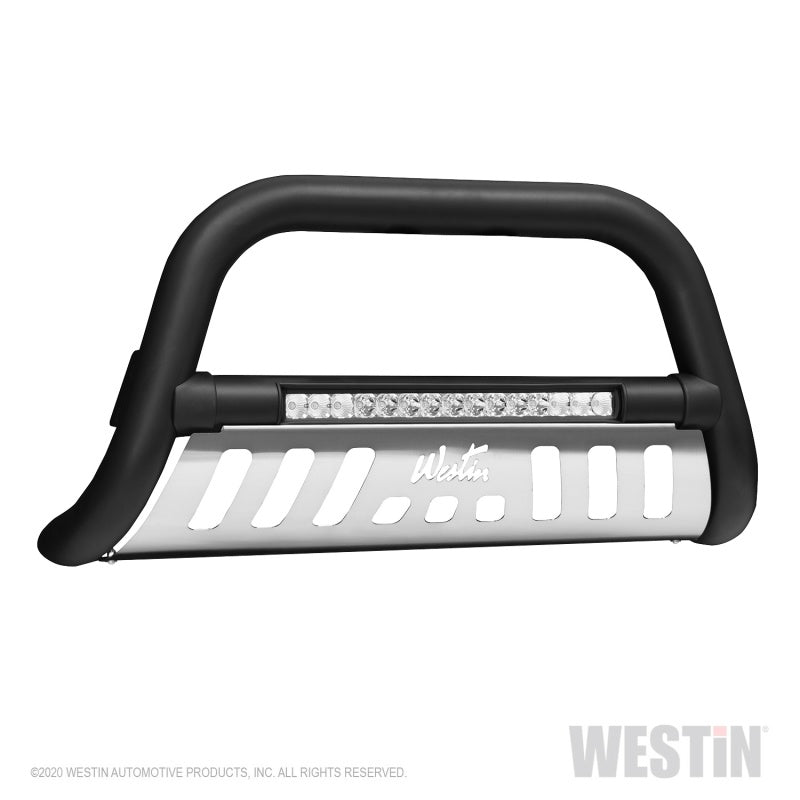 Westin 2020 Chevy Silverado 2500/3500 Ultimate LED Bull Bar - Textured Black - Mammoth Racing -