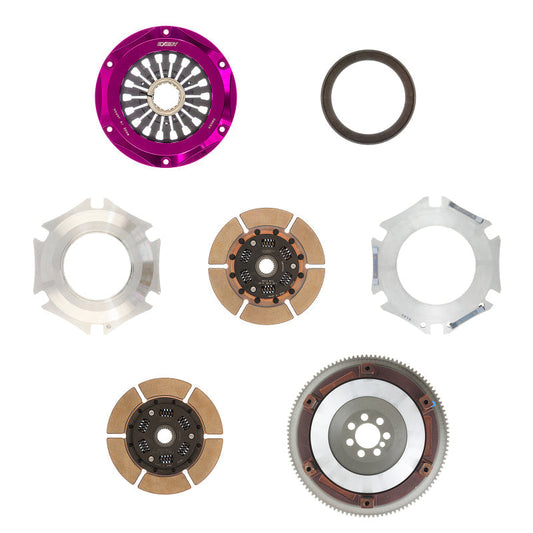 Exedy 2008-2015 Mitsubishi Lancer Evolution GSR L4 Hyper Twin Cerametallic Clutch Sprung - Mammoth Racing -