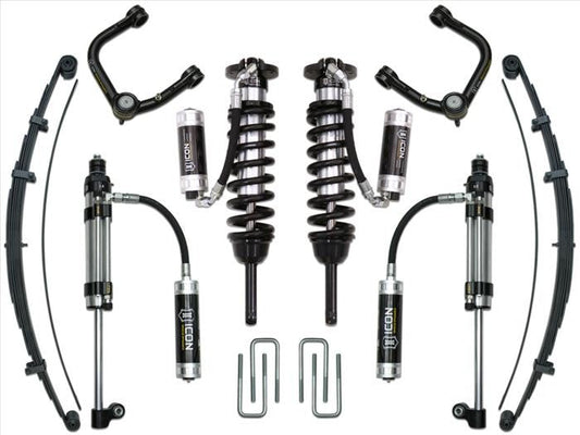 Icon 05-15 Toyota Tacoma 0-3.5in/16-17 Toyota Tacoma 0-2.75in Stg 10 Suspension System w/Tubular Uca - Mammoth Racing -