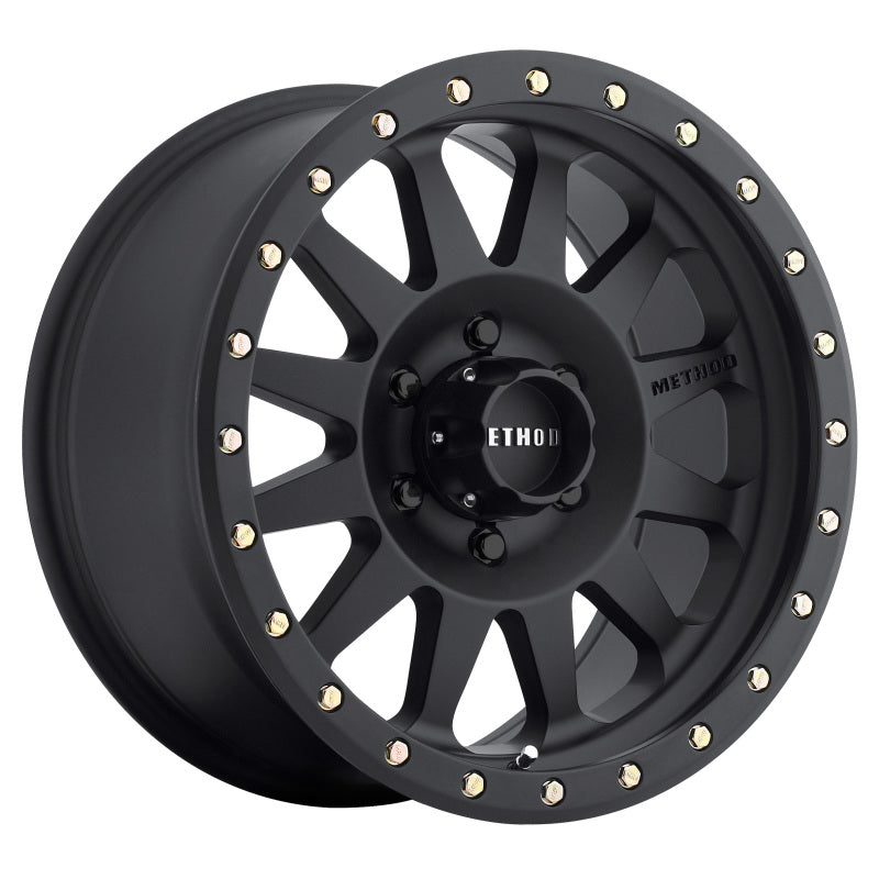 Method Mr304 Double Standard 20x10 -18mm Offset 6x135 94mm CB Matte Black Wheel - Mammoth Racing -
