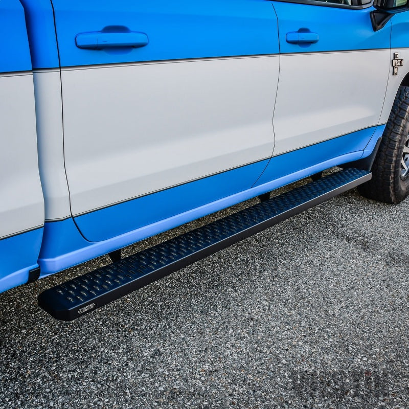 Westin Grate Steps Running Boards 90 in - Textured Black - Mammoth Racing -