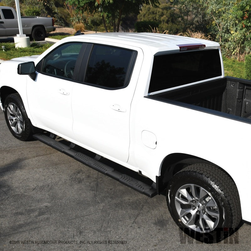 Westin 2019 Chevrolet Silverado/Sierra 1500 Crew Cab (5.5ft) R5 Modular Nerf Step Bars - Black - Mammoth Racing -