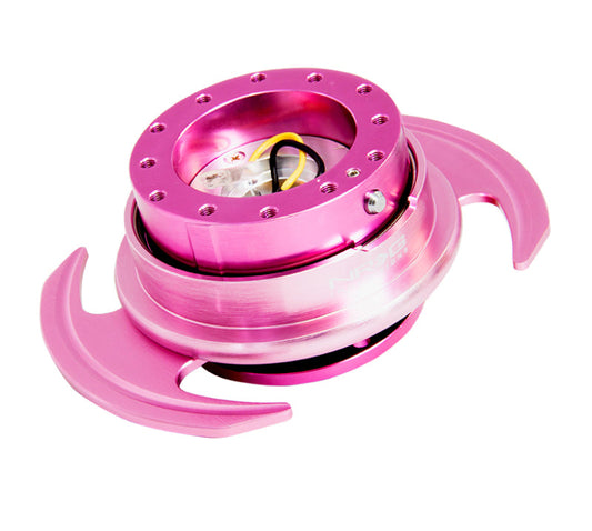 NRG Quick Release Kit Gen 3.0 - Pink Body / Pink Ring w/Handles - My Store