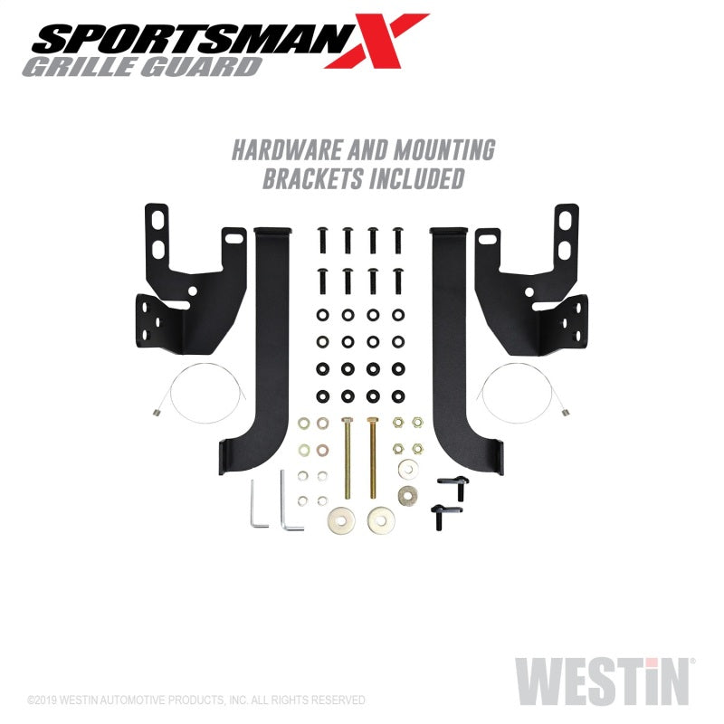 Westin 16-21 Toyota Tacoma Sportsman X Grille Guard - Tex. Blk - Mammoth Racing -