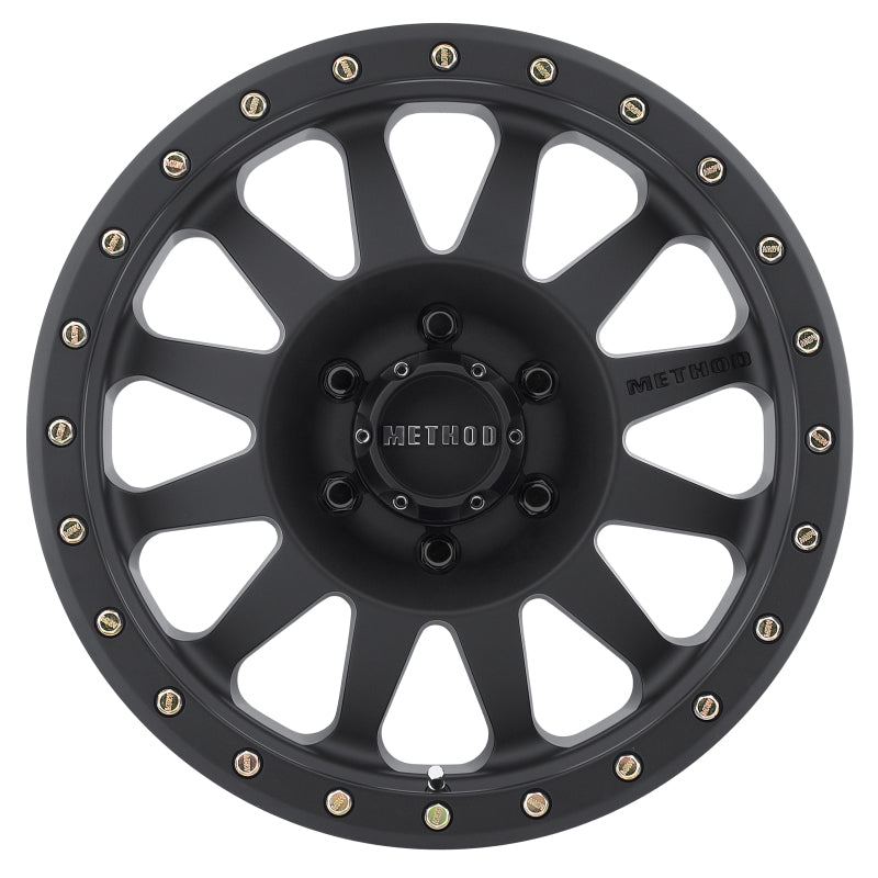 Method Mr304 Double Standard 15x8 -24mm Offset 6x5.5 108mm CB Matte Black Wheel - Mammoth Racing -