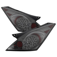 Spyder Nissan 350Z 03-05 LED Tail Lights Smoke ALT-YD-N350Z02-LED-SM - Mammoth Racing -