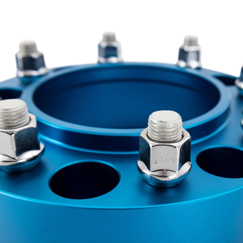 Mishimoto Borne Off-Road Wheel Spacers - 6x139.7 - 78.1 - 50mm - M14x1.5 - Blue - Mammoth Racing -