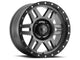 Icon Six Speed 17x8.5 6x5.5 0mm Offset 4.75in BS 108mm Bore Gun Metal Wheel - Mammoth Racing -