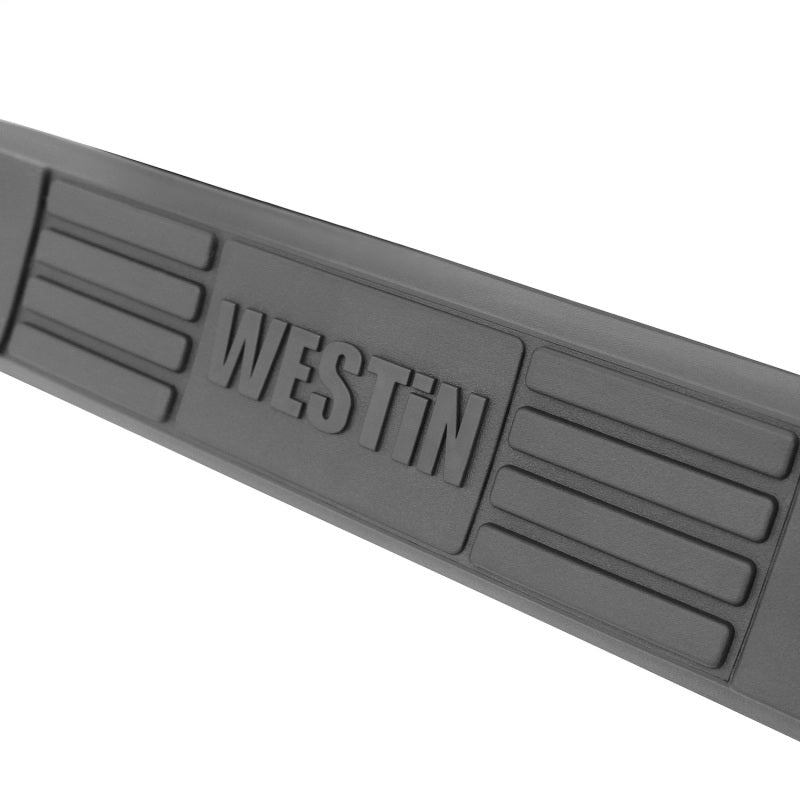 Westin 2014-2018 Chevy Silverado 1500 Dbl Cab (Rocker Mount) E-Series 3 Nerf Step Bars - Black - Mammoth Racing -