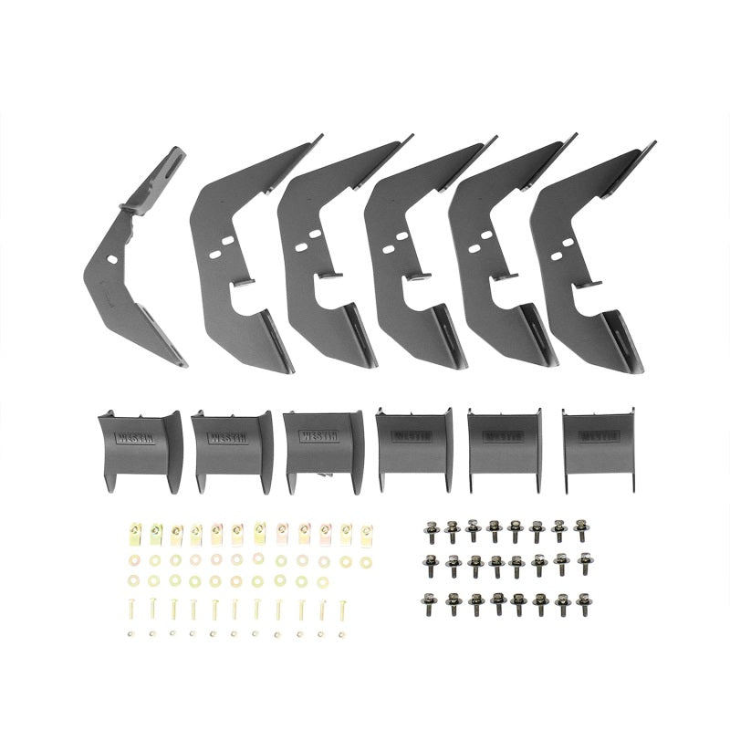 Westin 2007-2018 Chevy Silverado Ext/Dbl Cab R7 Nerf Step Bars - Black - Mammoth Racing -