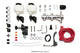 Wilwood Tandem Remote M/C Kit w L/H Brkt & Prop Valve - 1 1/8in Bore Ball Burnished - My Store