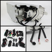 Spyder Toyota FJ Cruiser 07-14 Fog Lights W LED Daytime Running Lights w/swch- Clear FL-DRL-TFJ07-C - Mammoth Racing -