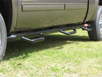 N-Fab Nerf Step 04-06 Chevy-GMC 1500 Crew Cab 5.7ft Bed - Gloss Black - Bed Access - 3in - Mammoth Racing -